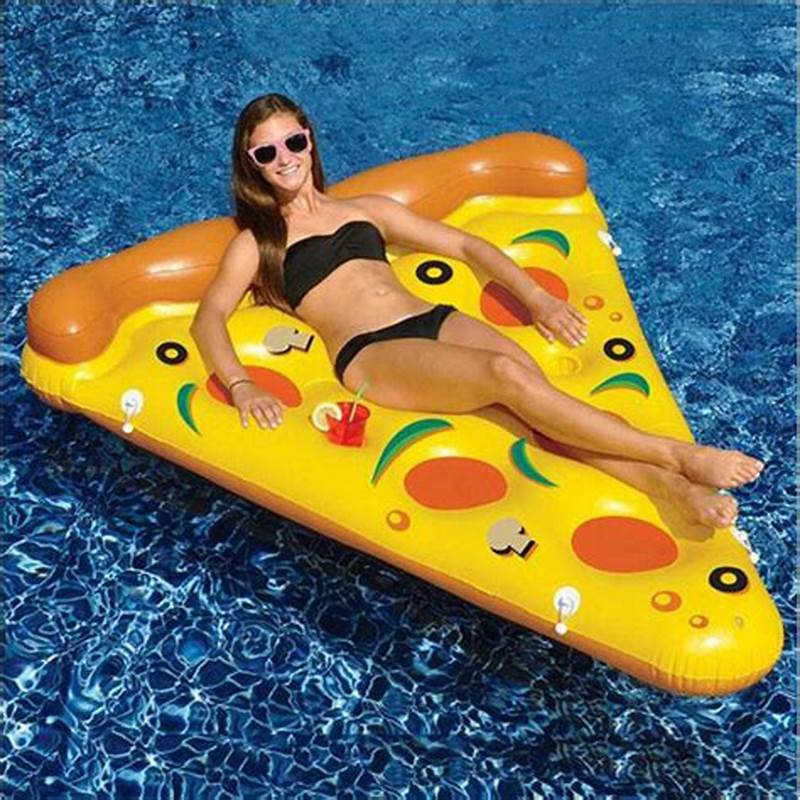 PVC-aufblasbare große erwachsene Float-Pizza-Float, Wasserspielzeug für Swimmingpool, Strand