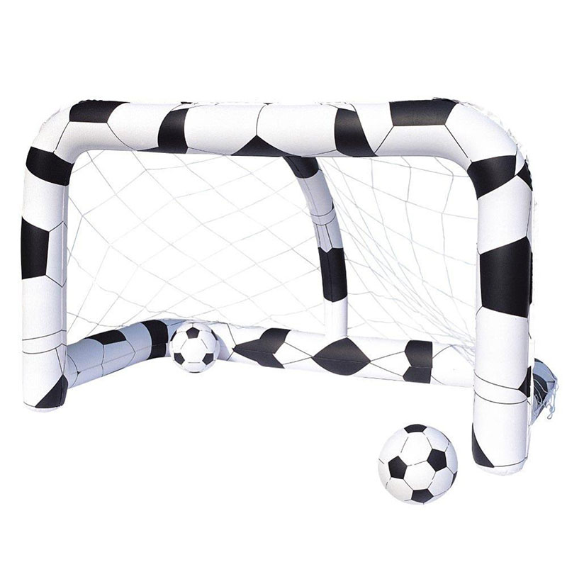 OEM ODM aufblasbares Fußballtor mit Blow -Up -Ballspielzeug, Sommer -Schwimmwassersportspiel